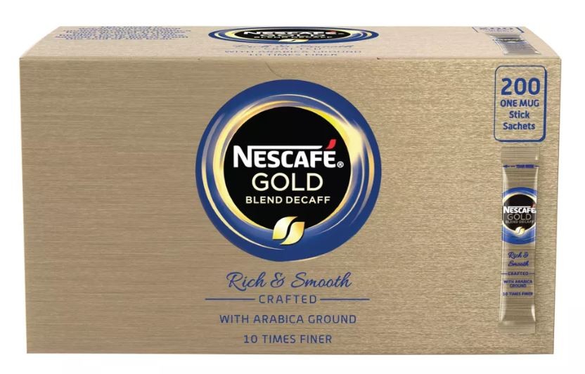 Nescafe Gold Blend Decaff Sticks x 200